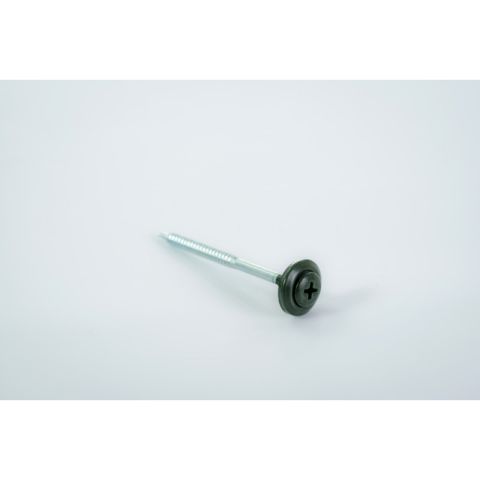 Onduline Corrugated Bitumen Roof Sheet Fixing Screws - 65mm x 16mm x 4.2mm - Green (Bag of 100)