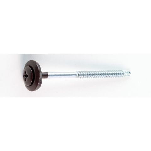 Onduline Corrugated Bitumen Roof Sheet Fixing Screws - 65mm x 16mm x 4.2mm - Brown (Bag of 100)