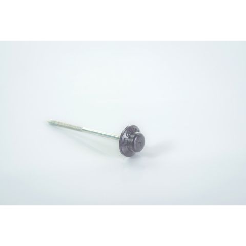 Onduline Capped Fixing Nails - 65mm x 18mm x 3.4mm - Grey (Bag of 100)