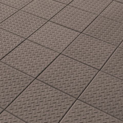 Castle Composites - Castile Checkerplate GRC Promenade Tiles - 297mm x 297mm x 12mm