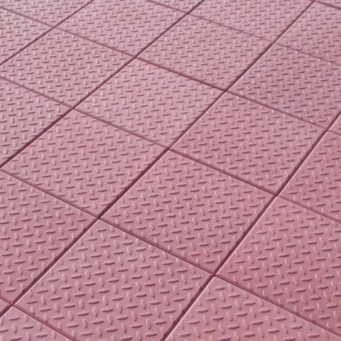 Castle Composites - Castile Checkerplate GRC Promenade Tiles - 297mm x 297mm x 12mm