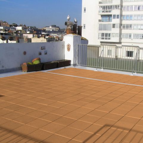 Castle Composites - Castile Striated Promenade Tiles - 297mm x 297mm x 12mm
