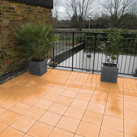 Castle Composites - Castile Riven GRC Promenade Tiles - 294mm x 294mm x 14mm