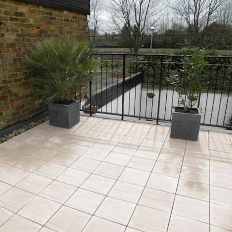 Castle Composites - Castile Riven GRC Promenade Tiles - 294mm x 294mm x 14mm