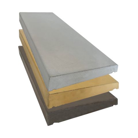 Castle Composites - Single Weathered Concrete Coping Stone