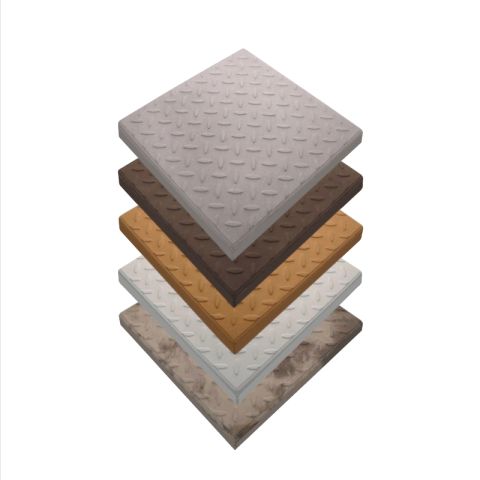 Castle Composites - CastlePave Checkerplate GRC Promenade Slabs - 297mm x 297mm x 20mm