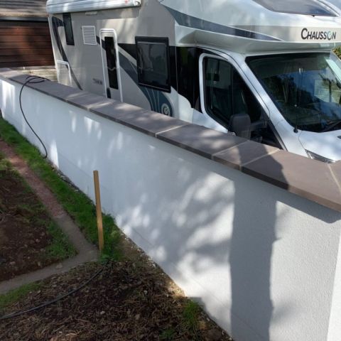 Castle Composites - Single Weathered Concrete Coping Stone
