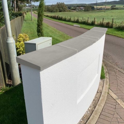 Castle Composites - Single Weathered Concrete Coping Stone