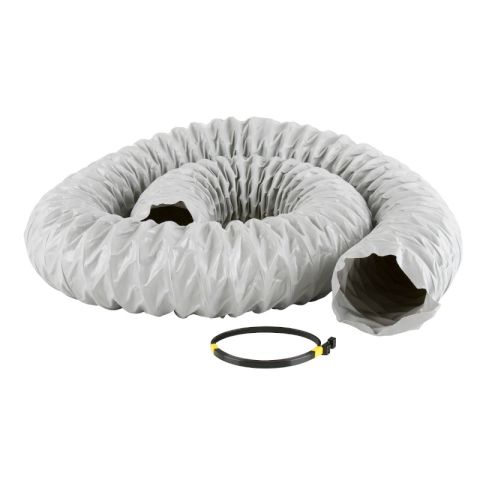 Corovent - 110mm PVC Coated Flexi Tube with Clips