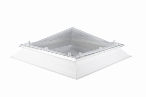 Coxdome Classic Polycarbonate Rooflight with 150mm Splayed Kerb Coxdome Classic Polycarbonate Rooflight with 150mm Splayed Kerb