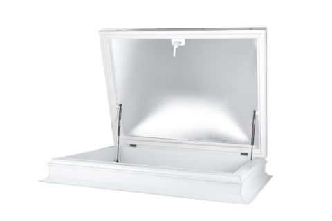 Coxdome Polycarbonate Rooftop Access Hatch with Upstand Coxdome Polycarbonate Rooftop Access Hatch with Upstand