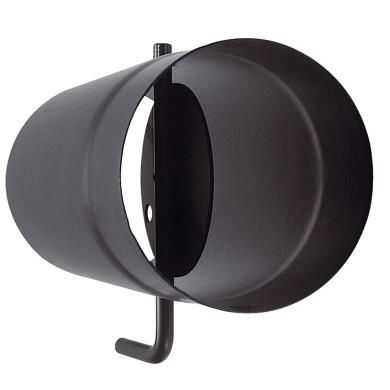 Vitreous Enamel Stove Pipe Damper - 125mm/150mm - 250mm