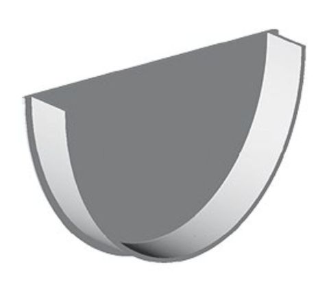 Freeflow 116mm Deep Half Round Gutter Internal Stop End