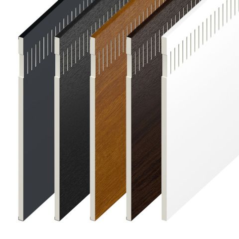 UPVC Vented Soffit Board - Flat 10mm Airspace (5000mm x 9mm) UPVC Vented Soffit Board - Flat 10mm Airspace (5000mm x 9mm)