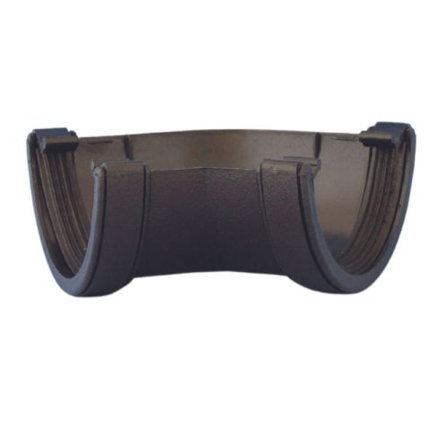 Aquaflow UPVC Cast Iron Effect Half Round Guttering Angle - Black (112mm x 51mm) Aquaflow UPVC Cast Iron Effect Half Round Guttering Angle - Black (112mm x 51mm)