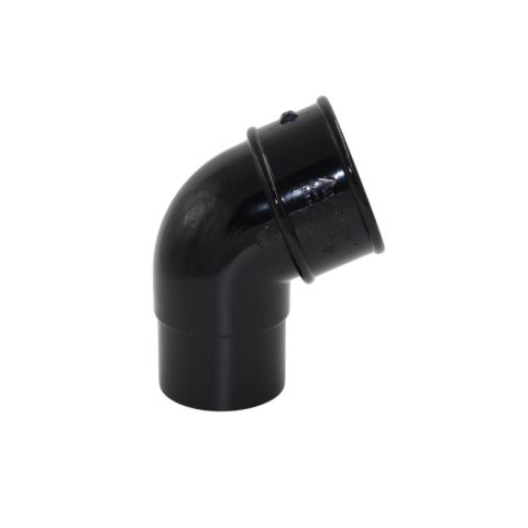 Aquaflow UPVC Half Round Guttering Downpipe Offset Bend - 68mm