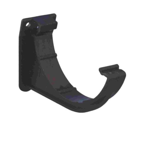 Aquaflow UPVC Cast Iron Effect Half Round Guttering Fascia Bracket - Black (112mm x 51mm) Aquaflow UPVC Cast Iron Effect Half Round Guttering Fascia Bracket - Black (112mm x 51mm)