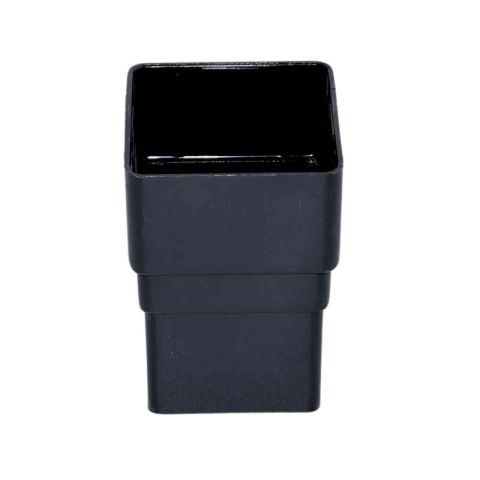 Aquaflow UPVC Squareline Guttering Downpipe Socket - 65mm x 65mm Aquaflow UPVC Squareline Guttering Downpipe Socket - 65mm x 65mm