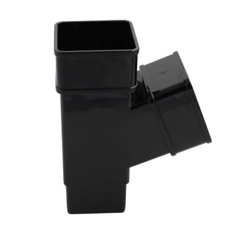 Aquaflow UPVC Squareline Guttering 112° Downpipe Branch - 65mm x 65mm Aquaflow UPVC Squareline Guttering 112° Downpipe Branch - 65mm x 65mm