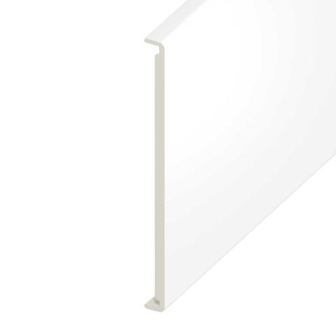 Box End Standard UPVC Fascia Board - Smooth White (1250mm x 450mm x 9mm)