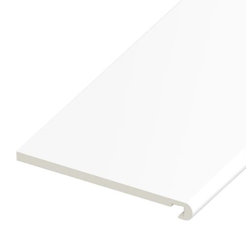 Bull-Nosed UPVC Fascia Board - Smooth White (5000mm x 18mm)