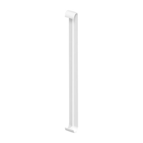 Bull-Nosed UPVC Fascia & Capping Board Joint Trim - Smooth White (500mm)