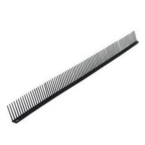 UPVC Eaves Comb Filler - Black (1000mm x 56mm x 52mm)
