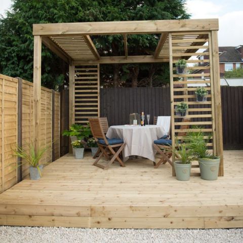Forest Garden - Dining Pergola - 249cm x 304cm x 244cm