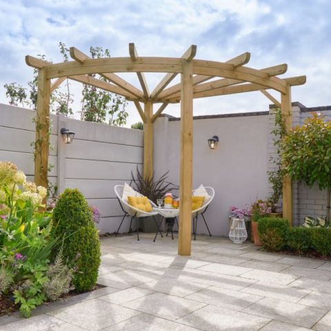 Forest Garden - Premium 90 Degree Radial Pergola