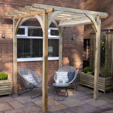 Forest Garden - Ultima Pergola with Canopy