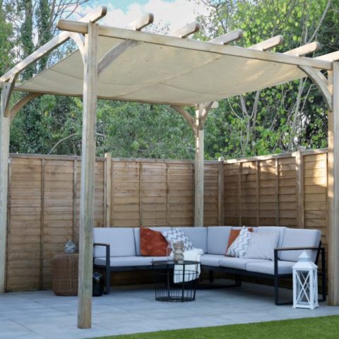 Forest Garden - Ultima Pergola with Canopy