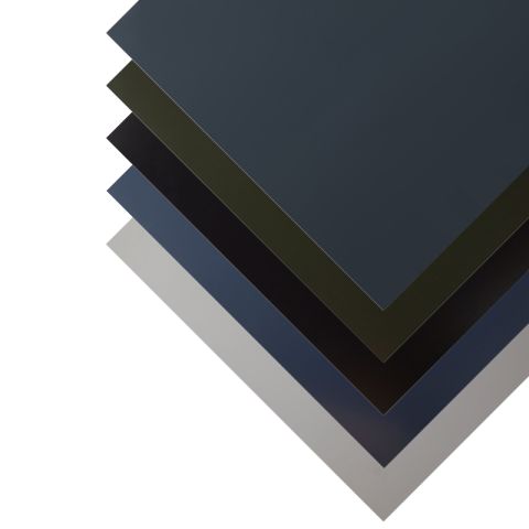 Polyester Coated Flat Steel Sheets - 0.5mm / 0.7mm