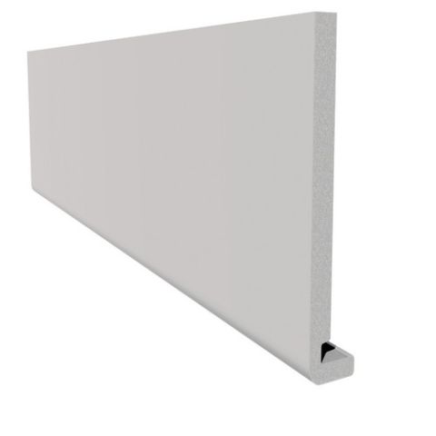Freefoam - 18mm UPVC Square Edged Fascia Board - 2500mm - White (2 Boards)