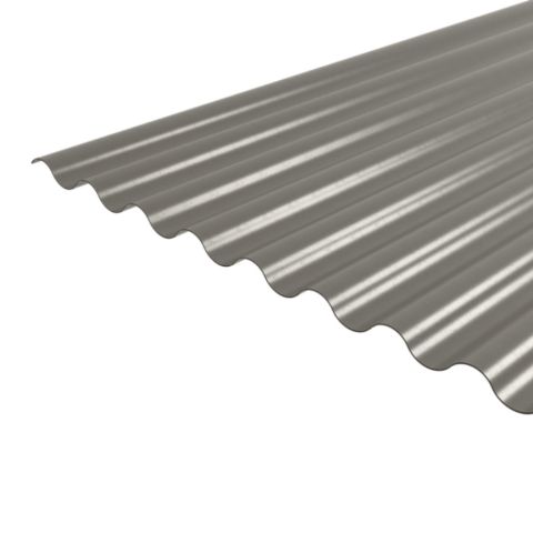 Corrugated Metal Sheet - 13.5/3 Profile - 0.7mm - Polyester Anthracite Grey
