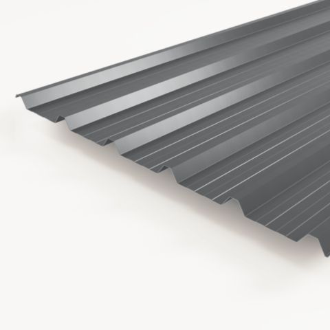Steel Box Profile Roofing Sheet - 32/1000 Profile - 0.7mm - Polyester Anthracite Grey