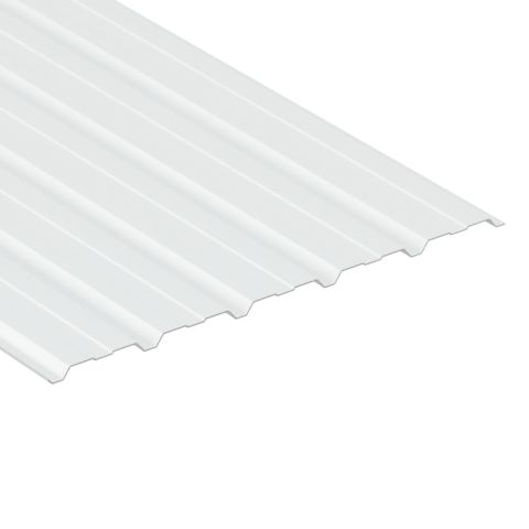 Steel Box Profile Internal Liner Panel (20/1000) - Bright White Polyester Paint Coated - 0.4mm / 0.7mm