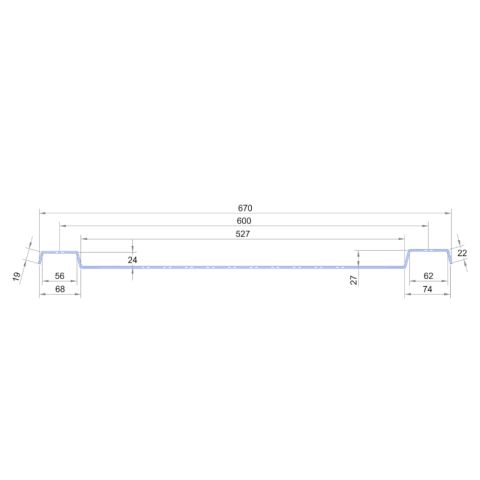 Poly X Modular Polycarbonate Roof Sheet - Clear