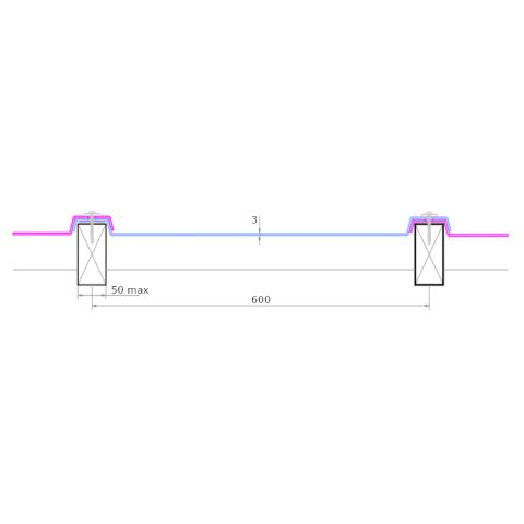 Poly X Modular Polycarbonate Roof Sheet - Clear