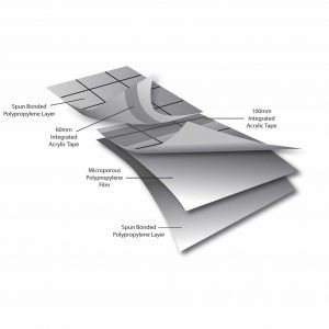 Easy-trim Pro Integrate - Heavyweight Felt Breather Membrane with Acrylic Taping - 122gsm
