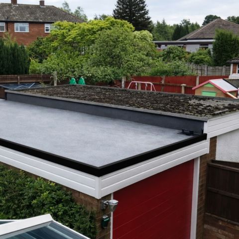 Classic Bond - EPDM Rubber Garage Roof Kit with Trims