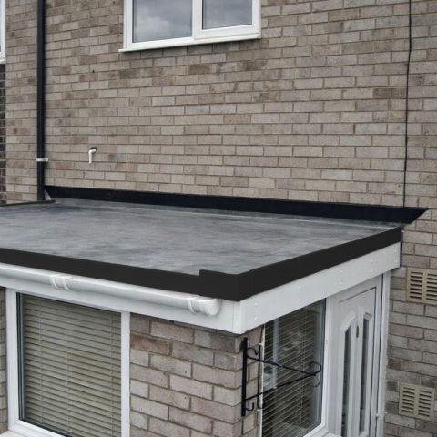 Classic Bond - EPDM Rubber Porch Roof Kit with Trims