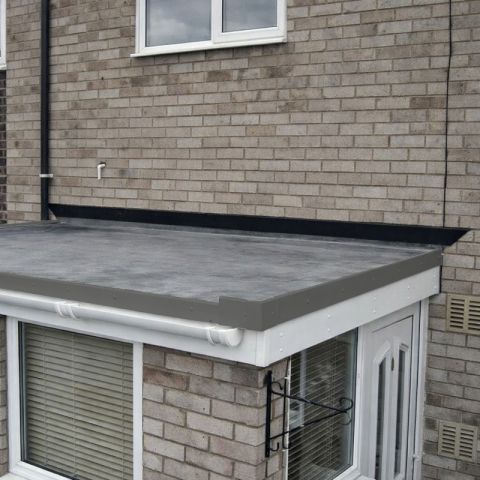 Classic Bond - EPDM Rubber Porch Roof Kit with Trims