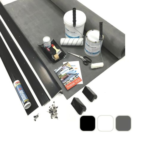 Classic Bond - EPDM Rubber Porch Roof Kit with Trims