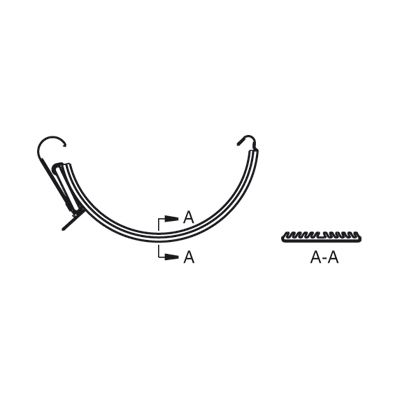 Lindab Steel Guttering - Gutter Joint with Rubber Seal