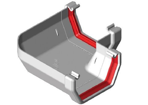 Freeflow 114mm Square Gutter Angle