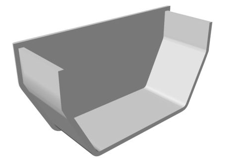 Freeflow 114mm Square Gutter Internal Stopend