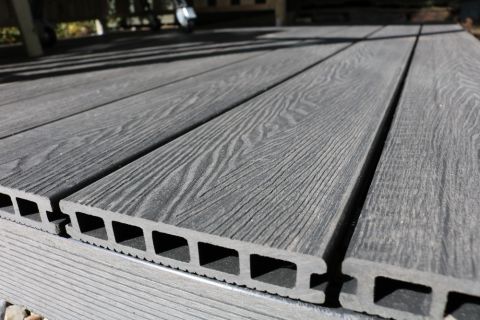 Triton - Dual-sided Hollow Composite Decking Board - 148mm x 25mm