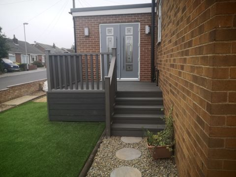 Triton - Dual-sided Hollow Composite Decking Board - 148mm x 25mm