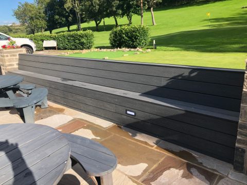 Triton - Dual-sided Hollow Composite Decking Board - 148mm x 25mm