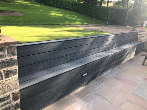 Triton - Dual-sided Hollow Composite Decking Board - 148mm x 25mm